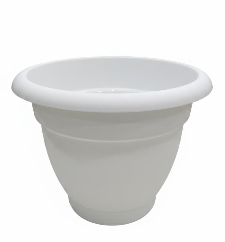 AKDC White Extra - Large Plastic Plant Pot – Premium Deep Round Planter – 30×36 cm - Al Kabayel Discount CentreAKDC White Extra - Large Plastic Plant Pot – Premium Deep Round Planter – 30×36 cmFlower/Plant PotsAKDCAl Kabayel Discount Centre
