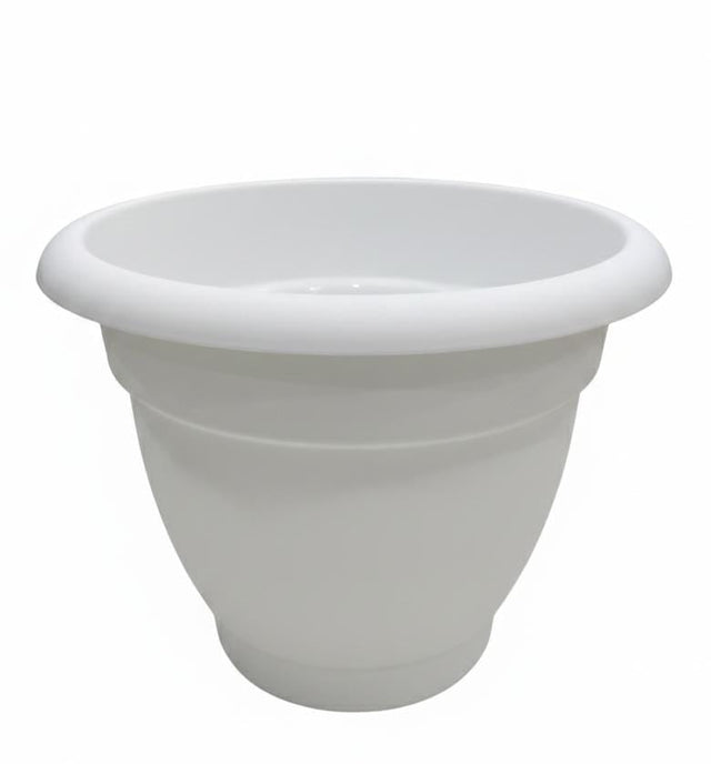 AKDC White Extra - Large Plastic Plant Pot – Premium Deep Round Planter – 30×36 cm - Al Kabayel Discount CentreAKDC White Extra - Large Plastic Plant Pot – Premium Deep Round Planter – 30×36 cmFlower/Plant PotsAKDCAl Kabayel Discount Centre