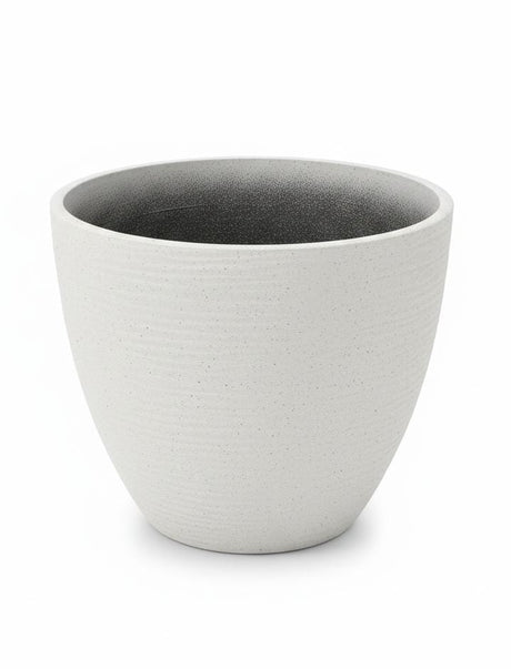 AKDC White Granite - Textured Plastic Plant Pot – Heavy - Duty Decorative Planter – 32×27.5 cm - Al Kabayel Discount CentreAKDC White Granite - Textured Plastic Plant Pot – Heavy - Duty Decorative Planter – 32×27.5 cmFlower/Plant PotsAKDCAl Kabayel Discount Centre