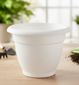 AKDC White Large Plastic Plant Pot – Tall Decorative Round Planter – 23×27 cm - Al Kabayel Discount CentreAKDC White Large Plastic Plant Pot – Tall Decorative Round Planter – 23×27 cmFlower/Plant PotsAKDCAl Kabayel Discount Centre