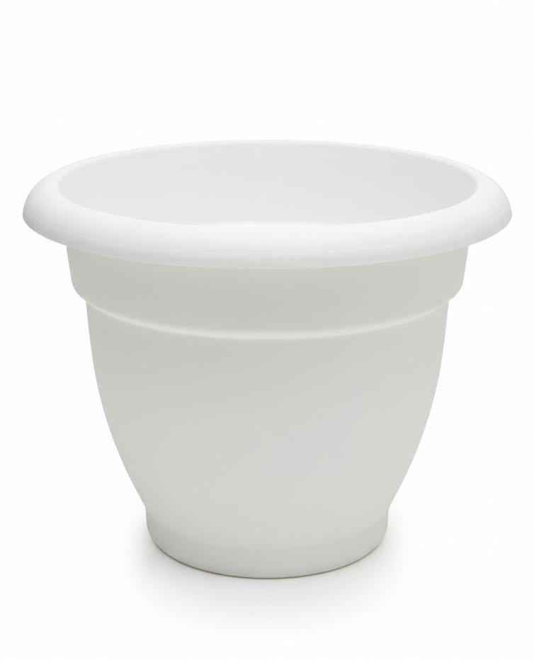 AKDC White Large Plastic Plant Pot – Tall Decorative Round Planter – 23×27 cm - Al Kabayel Discount CentreAKDC White Large Plastic Plant Pot – Tall Decorative Round Planter – 23×27 cmFlower/Plant PotsAKDCAl Kabayel Discount Centre