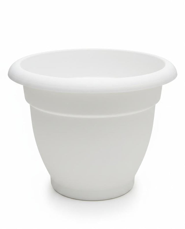 AKDC White Large Plastic Plant Pot – Tall Decorative Round Planter – 23×27 cm - Al Kabayel Discount CentreAKDC White Large Plastic Plant Pot – Tall Decorative Round Planter – 23×27 cmFlower/Plant PotsAKDCAl Kabayel Discount Centre