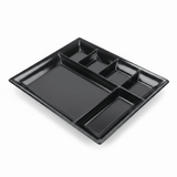 AKDC White Rectangular Melamine 6 Portion Serving Plate 33 × 26 cm Premium Section Plate for Food Serving in Hotels and Homes - Al Kabayel Discount CentreAKDC White Rectangular Melamine 6 Portion Serving Plate 33 × 26 cm Premium Section Plate for Food Serving in Hotels and HomesPlatesAKDCAl Kabayel Discount Centre