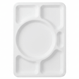 AKDC White Rectangular Melamine 6 Portion Serving Plate 38 × 28 cm Food Grade Partition Plate for Buffet Hotel and Home Dining - Al Kabayel Discount CentreAKDC White Rectangular Melamine 6 Portion Serving Plate 38 × 28 cm Food Grade Partition Plate for Buffet Hotel and Home DiningPlatesAKDCAl Kabayel Discount Centre