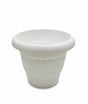 AKDC White Round Plastic Plant Pot – Minimalist Indoor/Outdoor Planter – 17 cm - Al Kabayel Discount CentreAKDC White Round Plastic Plant Pot – Minimalist Indoor/Outdoor Planter – 17 cmFlower/Plant PotsAKDCAl Kabayel Discount Centre