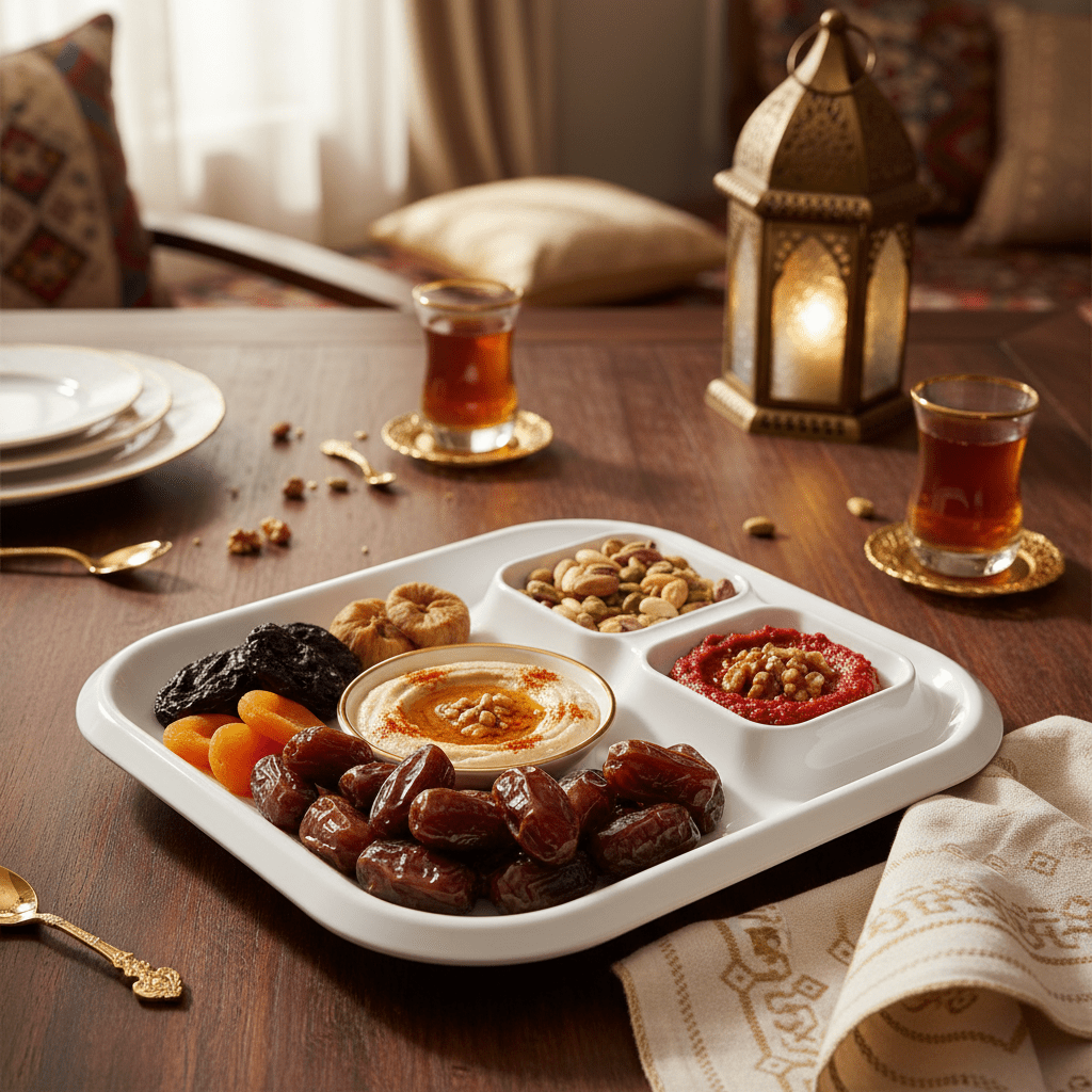 AKDC White Square Melamine 3 Portion Serving Plate 24 cm Strong and Durable Section Plate Ideal for Home and Commercial Dining - Al Kabayel Discount CentreAKDC White Square Melamine 3 Portion Serving Plate 24 cm Strong and Durable Section Plate Ideal for Home and Commercial DiningPlatesAKDCAl Kabayel Discount Centre