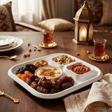 AKDC White Square Melamine 3 Portion Serving Plate 24 cm Strong and Durable Section Plate Ideal for Home and Commercial Dining - Al Kabayel Discount CentreAKDC White Square Melamine 3 Portion Serving Plate 24 cm Strong and Durable Section Plate Ideal for Home and Commercial DiningPlatesAKDCAl Kabayel Discount Centre