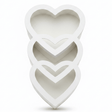 AKDC White Triple Heart Cardboard Gift Box with Clear Cover for Elegant Gift Presentation, Weddings & Special Events – 45×20×10 cm - Al Kabayel Discount CentreAKDC White Triple Heart Cardboard Gift Box with Clear Cover for Elegant Gift Presentation, Weddings & Special Events – 45×20×10 cmPacking & Wrapping SuppliesAKDCAl Kabayel Discount Centre