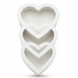 AKDC White Triple Heart Cardboard Gift Box with Clear Cover for Elegant Gift Presentation, Weddings & Special Events – 45×20×10 cm - Al Kabayel Discount CentreAKDC White Triple Heart Cardboard Gift Box with Clear Cover for Elegant Gift Presentation, Weddings & Special Events – 45×20×10 cmPacking & Wrapping SuppliesAKDCAl Kabayel Discount Centre