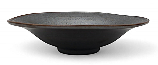 AKDC Wide Rustic Ceramic Bowl – 30×7.5 cm, Durable Handmade Style - Al Kabayel Discount CentreAKDC Wide Rustic Ceramic Bowl – 30×7.5 cm, Durable Handmade StyleBowlsAKDCAl Kabayel Discount Centre