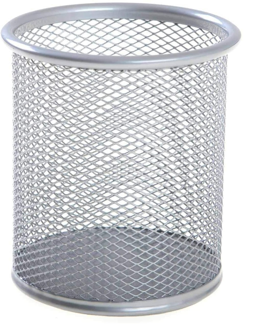 AKDC Wire Mesh Pen Holder, Size (9X9.8Cm), Round Shape - Color Silver - Fsph101Bk - Al Kabayel Discount CentreAKDC Wire Mesh Pen Holder, Size (9X9.8Cm), Round Shape - Color Silver - Fsph101BkDesk Accessories & OrganizerAKDCAl Kabayel Discount Centre