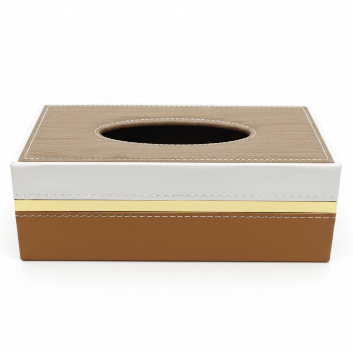 AKDC Wood Pattern Leather Tissue Box Cover 13x25x8 Cm - Al Kabayel Discount CentreAKDC Wood Pattern Leather Tissue Box Cover 13x25x8 CmNapkin Holders & Tissue BoxAKDCAl Kabayel Discount Centre