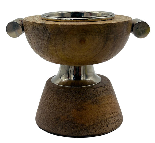 AKDC Wooden and Metal Incense Burner 10cm*10cm, Silver, BD32095S - Al Kabayel Discount CentreAKDC Wooden and Metal Incense Burner 10cm*10cm, Silver, BD32095SHome Décor AccentsAKDCAl Kabayel Discount Centre