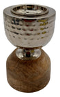 AKDC Wooden and Metal Incense Burner 10cm*15.5cm, Silver/Wood, BD32047L - Al Kabayel Discount CentreAKDC Wooden and Metal Incense Burner 10cm*15.5cm, Silver/Wood, BD32047LHome Décor AccentsAKDCAl Kabayel Discount Centre