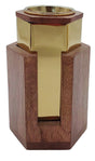 AKDC Wooden and Metal Incense Burner 11cm*18cm, Gold/Wood, BD32047M - Al Kabayel Discount CentreAKDC Wooden and Metal Incense Burner 11cm*18cm, Gold/Wood, BD32047MHome Décor AccentsAKDCAl Kabayel Discount Centre
