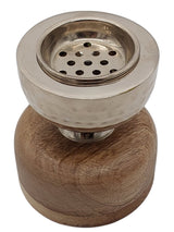 AKDC Wooden and Metal Incense Burner 12cm*13cm, Silver/Wood, BD32100S - Al Kabayel Discount CentreAKDC Wooden and Metal Incense Burner 12cm*13cm, Silver/Wood, BD32100SHome Décor AccentsAKDCAl Kabayel Discount Centre