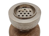 AKDC Wooden and Metal Incense Burner 12cm*13cm, Silver/Wood, BD32100S - Al Kabayel Discount CentreAKDC Wooden and Metal Incense Burner 12cm*13cm, Silver/Wood, BD32100SHome Décor AccentsAKDCAl Kabayel Discount Centre