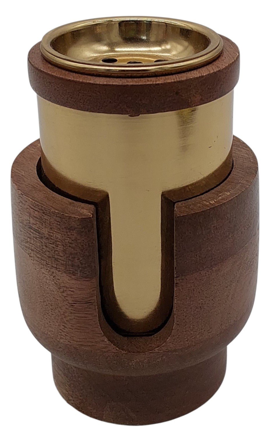 AKDC Wooden and Metal Incense Burner 8.5cm*14cm, Gold/Wood, BD32099S - Al Kabayel Discount CentreAKDC Wooden and Metal Incense Burner 8.5cm*14cm, Gold/Wood, BD32099SHome Décor AccentsAKDCAl Kabayel Discount Centre