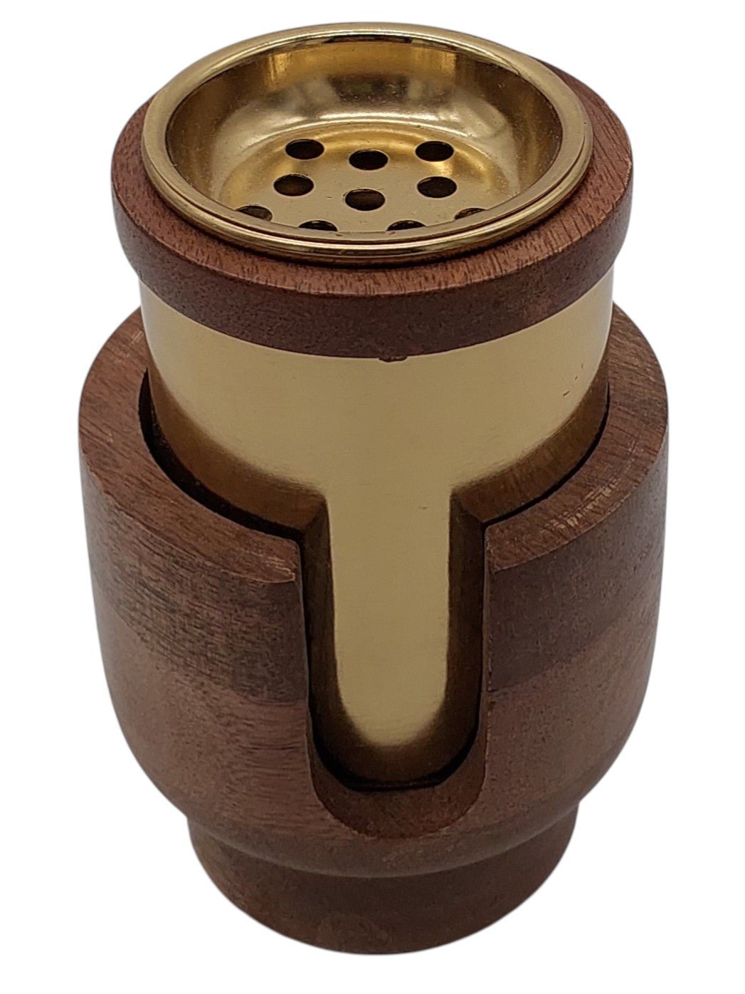 AKDC Wooden and Metal Incense Burner 8.5cm*14cm, Gold/Wood, BD32099S - Al Kabayel Discount CentreAKDC Wooden and Metal Incense Burner 8.5cm*14cm, Gold/Wood, BD32099SHome Décor AccentsAKDCAl Kabayel Discount Centre