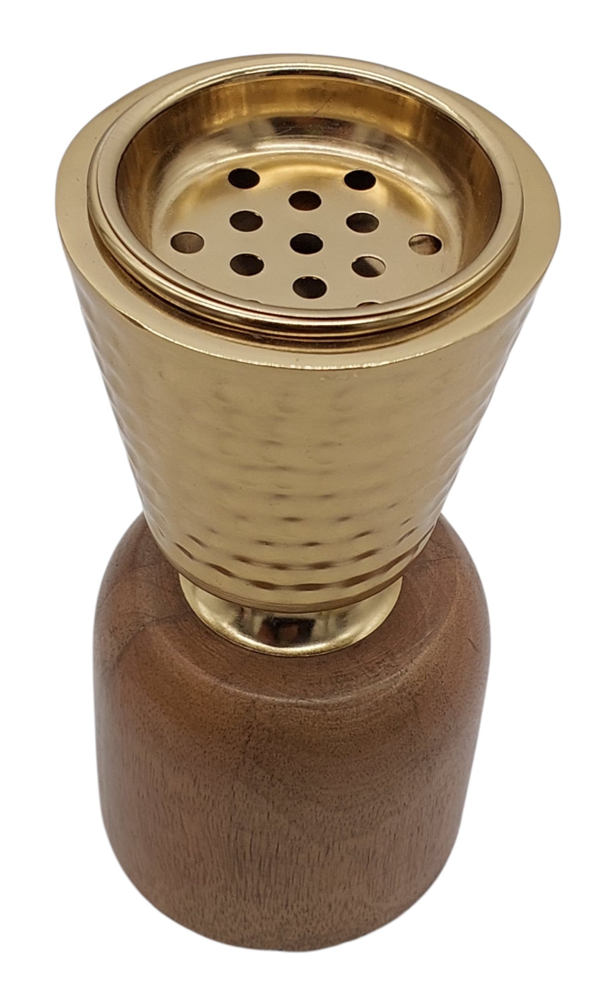 AKDC Wooden and Metal Incense Burner 9cm*18cm, Gold/Wood, BD32039 - Al Kabayel Discount CentreAKDC Wooden and Metal Incense Burner 9cm*18cm, Gold/Wood, BD32039Home Décor AccentsAKDCAl Kabayel Discount Centre