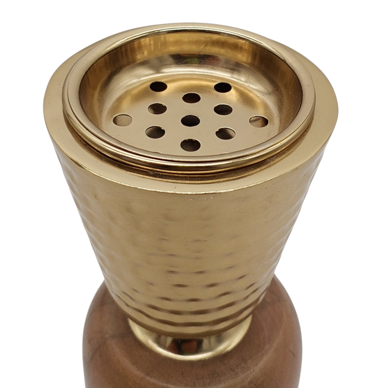 AKDC Wooden and Metal Incense Burner 9cm*18cm, Gold/Wood, BD32039 - Al Kabayel Discount CentreAKDC Wooden and Metal Incense Burner 9cm*18cm, Gold/Wood, BD32039Home Décor AccentsAKDCAl Kabayel Discount Centre
