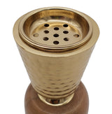 AKDC Wooden and Metal Incense Burner 9cm*18cm, Gold/Wood, BD32039 - Al Kabayel Discount CentreAKDC Wooden and Metal Incense Burner 9cm*18cm, Gold/Wood, BD32039Home Décor AccentsAKDCAl Kabayel Discount Centre