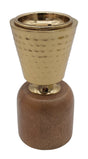 AKDC Wooden and Metal Incense Burner 9cm*18cm, Gold/Wood, BD32039 - Al Kabayel Discount CentreAKDC Wooden and Metal Incense Burner 9cm*18cm, Gold/Wood, BD32039Home Décor AccentsAKDCAl Kabayel Discount Centre