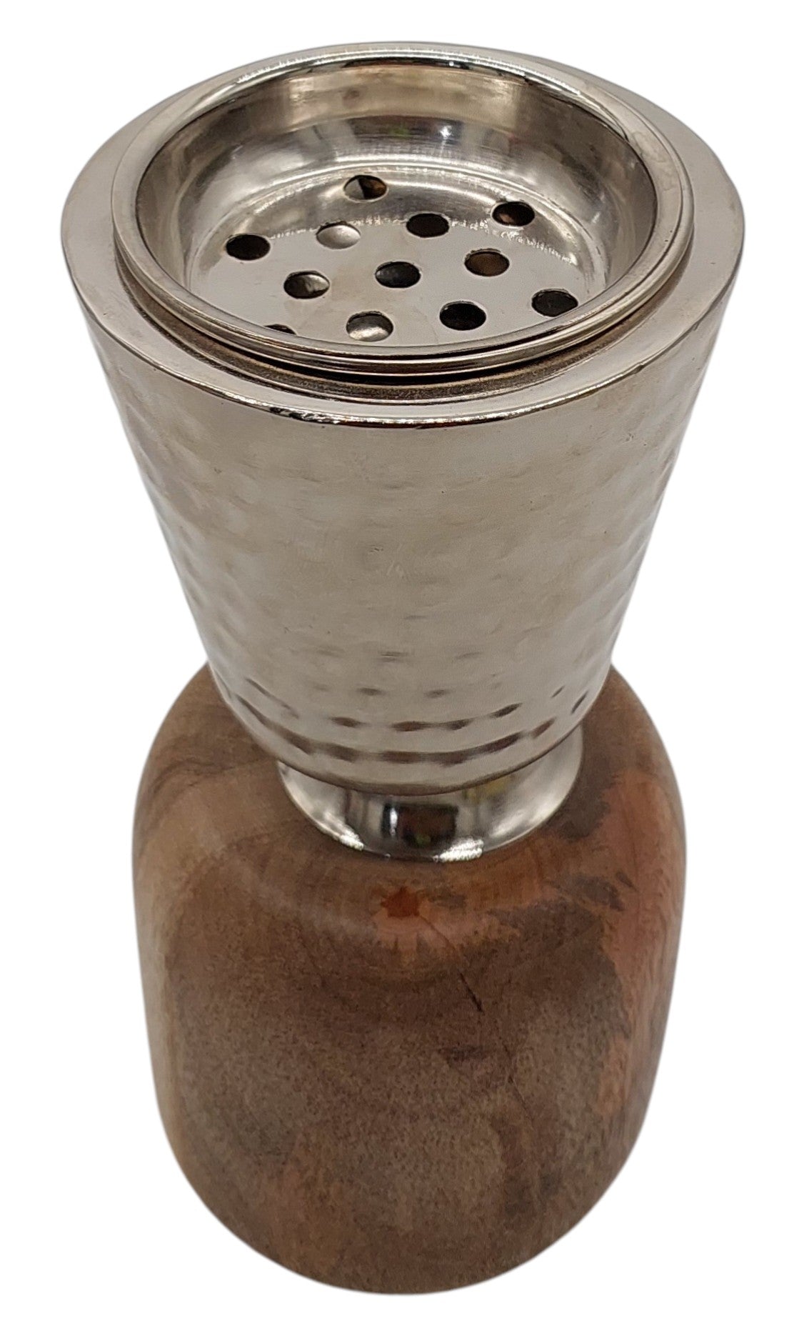 AKDC Wooden and Metal Incense Burner 9cm*18cm, Silver/Wood, BD32104 - Al Kabayel Discount CentreAKDC Wooden and Metal Incense Burner 9cm*18cm, Silver/Wood, BD32104Home Décor AccentsAKDCAl Kabayel Discount Centre