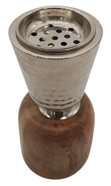 AKDC Wooden and Metal Incense Burner 9cm*18cm, Silver/Wood, BD32104 - Al Kabayel Discount CentreAKDC Wooden and Metal Incense Burner 9cm*18cm, Silver/Wood, BD32104Home Décor AccentsAKDCAl Kabayel Discount Centre