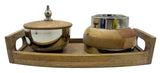 AKDC Wooden and Metal Incense Burner Set with Tray 30cm*16cm*11cm - Al Kabayel Discount CentreAKDC Wooden and Metal Incense Burner Set with Tray 30cm*16cm*11cmHome Décor AccentsAKDCAl Kabayel Discount Centre