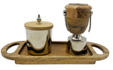 AKDC Wooden and Metal Incense Burner Set with Tray 39cm*15cm*18.5cm, BD32118 - Al Kabayel Discount CentreAKDC Wooden and Metal Incense Burner Set with Tray 39cm*15cm*18.5cm, BD32118Home Décor AccentsAKDCAl Kabayel Discount Centre