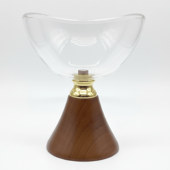 AKDC Wooden Base Glass Fruit Bowl with Stand – Premium Serving Bowl for Fruits & Decorative Use – 18x16 cm - Al Kabayel Discount CentreAKDC Wooden Base Glass Fruit Bowl with Stand – Premium Serving Bowl for Fruits & Decorative Use – 18x16 cmBowlsAKDCAl Kabayel Discount Centre