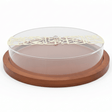 AKDC Wooden Candy Display Plate with Acrylic Cover – Premium Dessert Serving Tray for Cakes Sweets & Pastries – 30 cm - Al Kabayel Discount CentreAKDC Wooden Candy Display Plate with Acrylic Cover – Premium Dessert Serving Tray for Cakes Sweets & Pastries – 30 cmServing TraysAKDCAl Kabayel Discount Centre