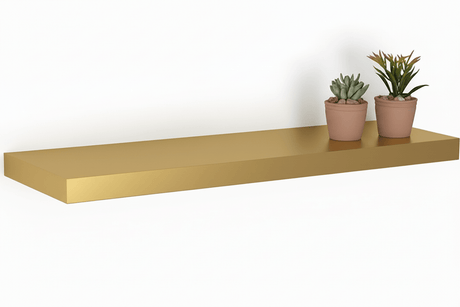 AKDC Wooden Floating Wall Shelf 60*23.5*3.8 cm - Gold Color - Al Kabayel Discount CentreAKDC Wooden Floating Wall Shelf 60*23.5*3.8 cm - Gold ColorAKDCHardwaresAl Kabayel Discount Centre