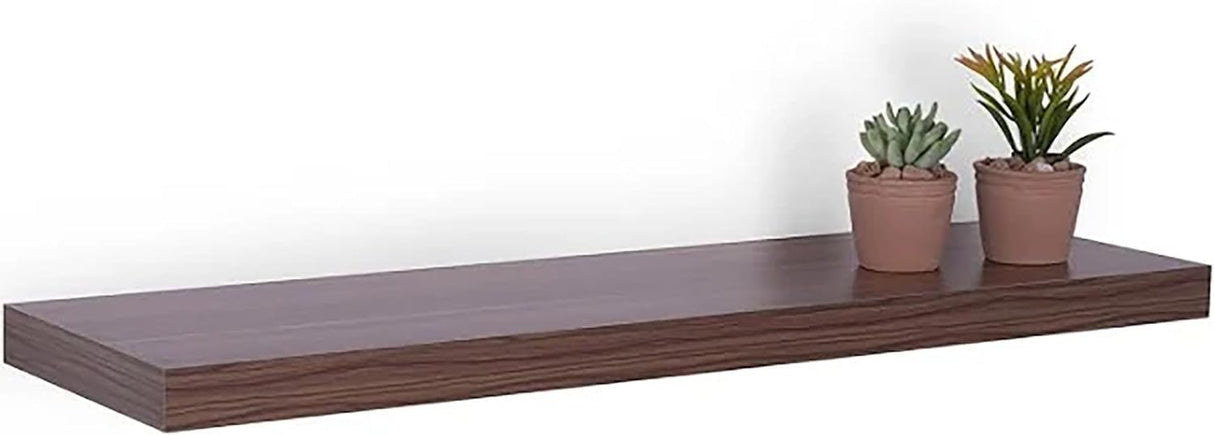 AKDC Wooden Floating Wall Shelf 70cm – Dark Walnut - Al Kabayel Discount CentreAKDC Wooden Floating Wall Shelf 70cm – Dark WalnutAKDCHardwaresAl Kabayel Discount Centre