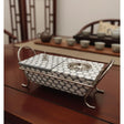 AKDC Wooden Incense Burner with Container & Metal Stand 34x15 cm – White & Gray Modern Handcrafted Aroma Diffuser for Home & Office - Al Kabayel Discount CentreAKDC Wooden Incense Burner with Container & Metal Stand 34x15 cm – White & Gray Modern Handcrafted Aroma Diffuser for Home & OfficeWooden Incense BurnerAKDCAl Kabayel Discount Centre