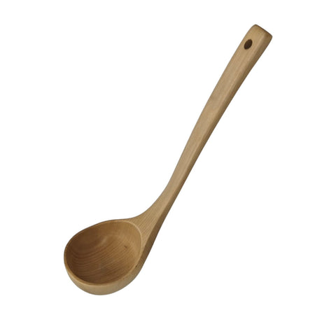 AKDC Wooden Ladle, Wooden Spoons, Wood Soup Spoon Serving Spoon with Comfortable Long Handle and Grain for Cooking, Serving and Stirring - 30cmX9cm - Al Kabayel Discount CentreAKDC Wooden Ladle, Wooden Spoons, Wood Soup Spoon Serving Spoon with Comfortable Long Handle and Grain for Cooking, Serving and Stirring - 30cmX9cmCookware AccessoriesAKDCAl Kabayel Discount Centre