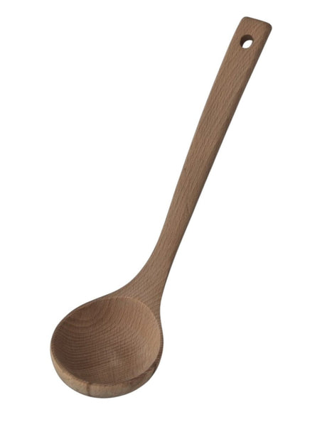 AKDC Wooden Ladle, Wooden Spoons, Wood Soup Spoon With Comfortable Long Handle and Grain for Cooking, Serving and Stirring - 28cmX8cm - Al Kabayel Discount CentreAKDC Wooden Ladle, Wooden Spoons, Wood Soup Spoon With Comfortable Long Handle and Grain for Cooking, Serving and Stirring - 28cmX8cmCookware AccessoriesAKDCAl Kabayel Discount Centre