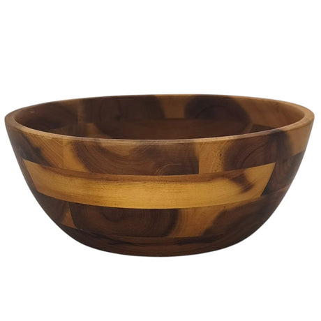 AKDC Wooden Salad Bowl Wooden Serving Bowl Round Soup Bowl for Fruits Salads Pasta Snack Decoration - 20cmX8cm - Al Kabayel Discount CentreAKDC Wooden Salad Bowl Wooden Serving Bowl Round Soup Bowl for Fruits Salads Pasta Snack Decoration - 20cmX8cmBowlsAKDCAl Kabayel Discount Centre