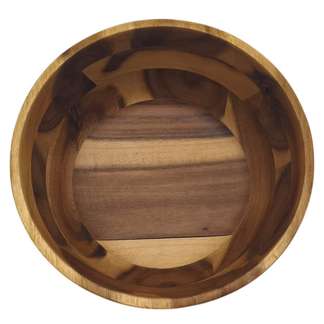 AKDC Wooden Salad Bowl Wooden Serving Bowl Round Soup Bowl for Fruits Salads Pasta Snack Decoration - 20cmX8cm - Al Kabayel Discount CentreAKDC Wooden Salad Bowl Wooden Serving Bowl Round Soup Bowl for Fruits Salads Pasta Snack Decoration - 20cmX8cmBowlsAKDCAl Kabayel Discount Centre