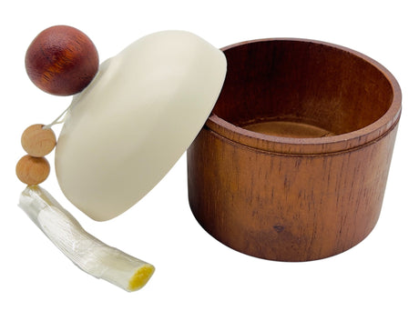 AKDC Wooden Sugar Pot with Metal Lid 9.5cm*12cm, Ivory - Al Kabayel Discount CentreAKDC Wooden Sugar Pot with Metal Lid 9.5cm*12cm, IvoryJars & Food SaversAKDCAl Kabayel Discount Centre