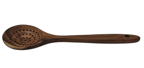 AKDC WoodenSlotted Spoon Long Handle Skimmer Teak Kitchen - 29cmX8cm - Al Kabayel Discount CentreAKDC WoodenSlotted Spoon Long Handle Skimmer Teak Kitchen - 29cmX8cmCookware AccessoriesAKDCAl Kabayel Discount Centre