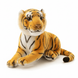 AKDC Yellow & Black Tiger Plush Toy 30cm Soft Stuffed Animal Jungle Cat Toy Gift for Kids - Al Kabayel Discount CentreAKDC Yellow & Black Tiger Plush Toy 30cm Soft Stuffed Animal Jungle Cat Toy Gift for KidsToysAKDCAl Kabayel Discount Centre
