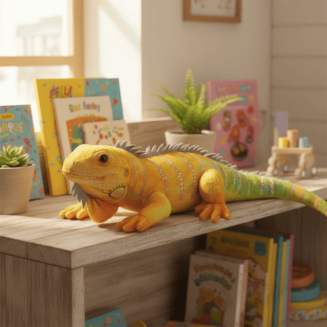 AKDC Yellow & Green Lizard Plush Toy 48cm Large Soft Stuffed Animal Reptile Toy Gift for Kids - Al Kabayel Discount CentreAKDC Yellow & Green Lizard Plush Toy 48cm Large Soft Stuffed Animal Reptile Toy Gift for KidsToysAKDCAl Kabayel Discount Centre
