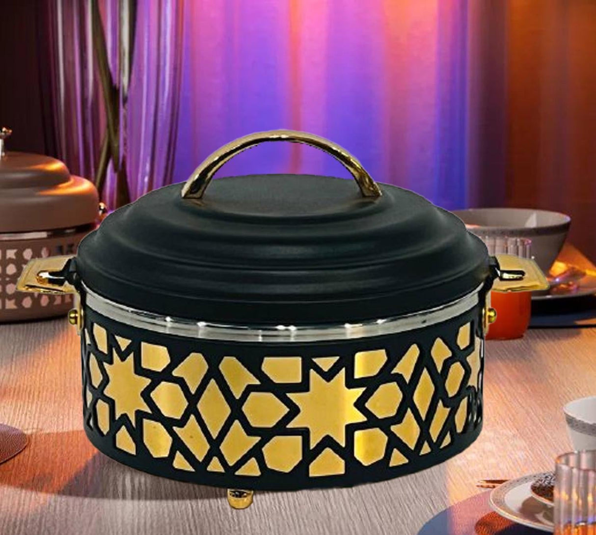 AL HABBAI Hotpot Big Size, Black and Gold - Al Kabayel Discount CentreAL HABBAI Hotpot Big Size, Black and GoldCasseroles & Stock PotsAl Kabayel Discount CentreAl Kabayel Discount Centre