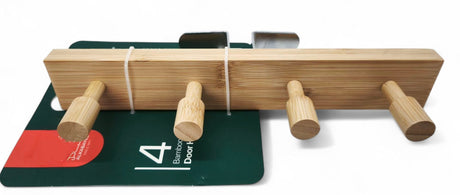 Al Kabayel Bamboo Door Hanger â€“ 4 Hooks,28Cm - Al Kabayel Discount CentreAl Kabayel Bamboo Door Hanger â€“ 4 Hooks,28CmOrganizers & AccessoriesAKDCAl Kabayel Discount Centre