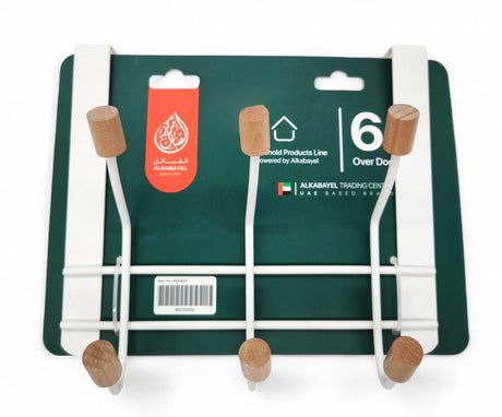 Al Kabayel Overdoor Hook â€“ 6 - Way Organizer - Al Kabayel Discount CentreAl Kabayel Overdoor Hook â€“ 6 - Way OrganizerOrganizers & AccessoriesAKDCAl Kabayel Discount Centre
