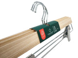 Al Kabayel Wooden Hangers With Clips â€“ 3 - Pack - Al Kabayel Discount CentreAl Kabayel Wooden Hangers With Clips â€“ 3 - PackOrganizers & AccessoriesAKDCAl Kabayel Discount Centre