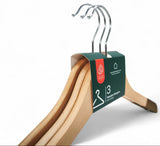 Al Kabayel Wooden Hangers With Velvetâ€“ 3 - Pack - Al Kabayel Discount CentreAl Kabayel Wooden Hangers With Velvetâ€“ 3 - PackOrganizers & AccessoriesAKDCAl Kabayel Discount Centre