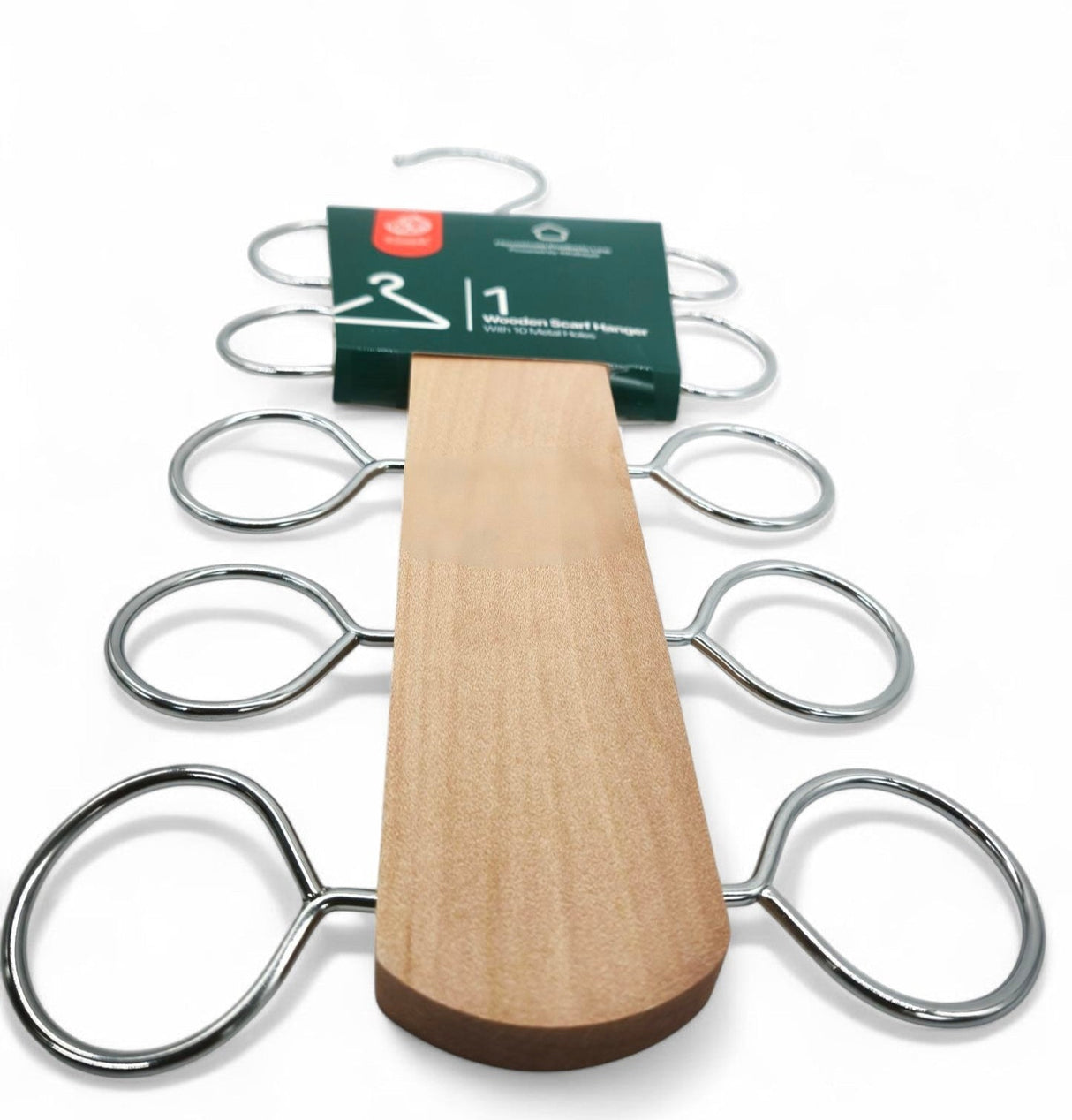 Al Kabayel Wooden Scarf Hanger â€“ 10 Holders - Al Kabayel Discount CentreAl Kabayel Wooden Scarf Hanger â€“ 10 HoldersOrganizers & AccessoriesAKDCAl Kabayel Discount Centre